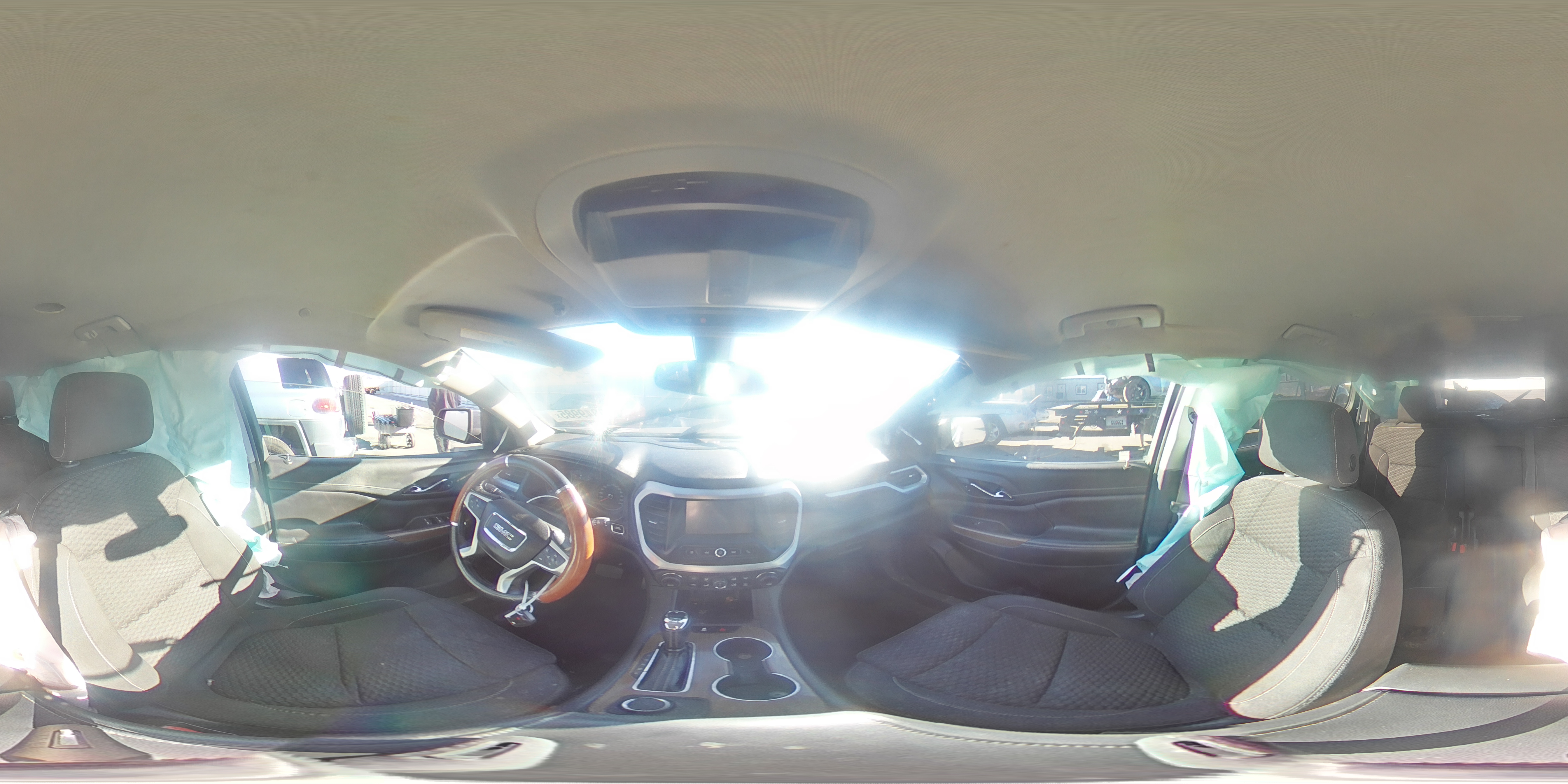 2019 GMC Acadia VIN 1GKKNRLS6KZ165114 Copart auction photo, rear end / all over damage thumbnail 13