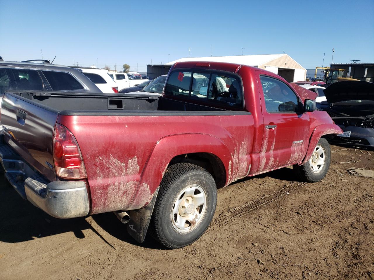 2006 Toyota Tacoma VIN 5TEPX42N96Z293870 Copart auction photo, front end / side damage thumbnail 3