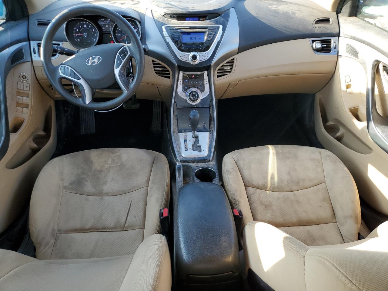 2012 Hyundai Elantra VIN 5NPDH4AE6CH111106 Copart auction photo, side damage thumbnail 8