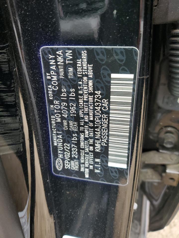 2023 Hyundai Elantra VIN KMHLN4AJ0PU043734 Copart auction photo, front end / minor dent/scratches damage thumbnail 13