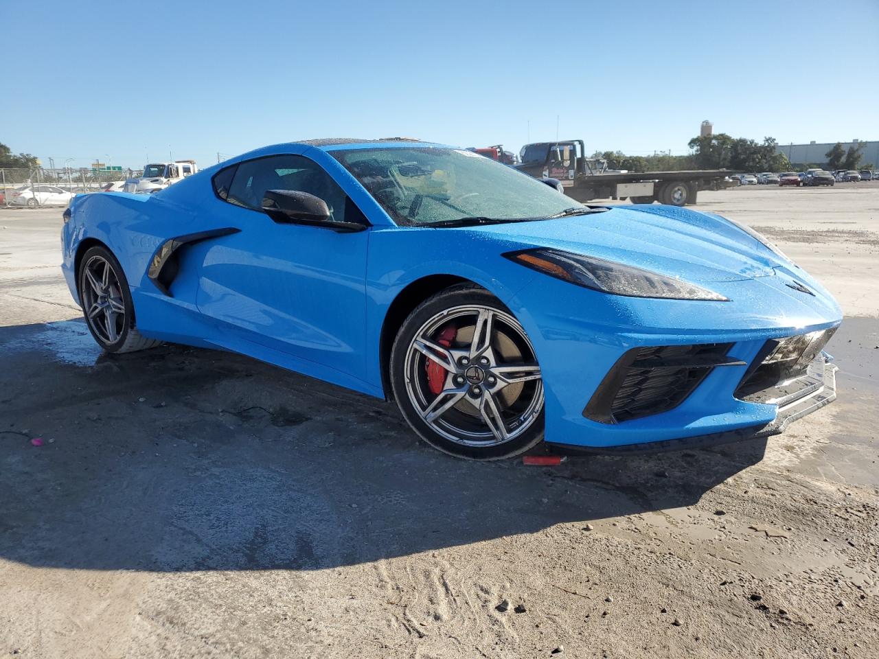 2022 Chevrolet Corvette VIN 1G1YC2D42N5111848 Copart auction photo, side damage thumbnail 4