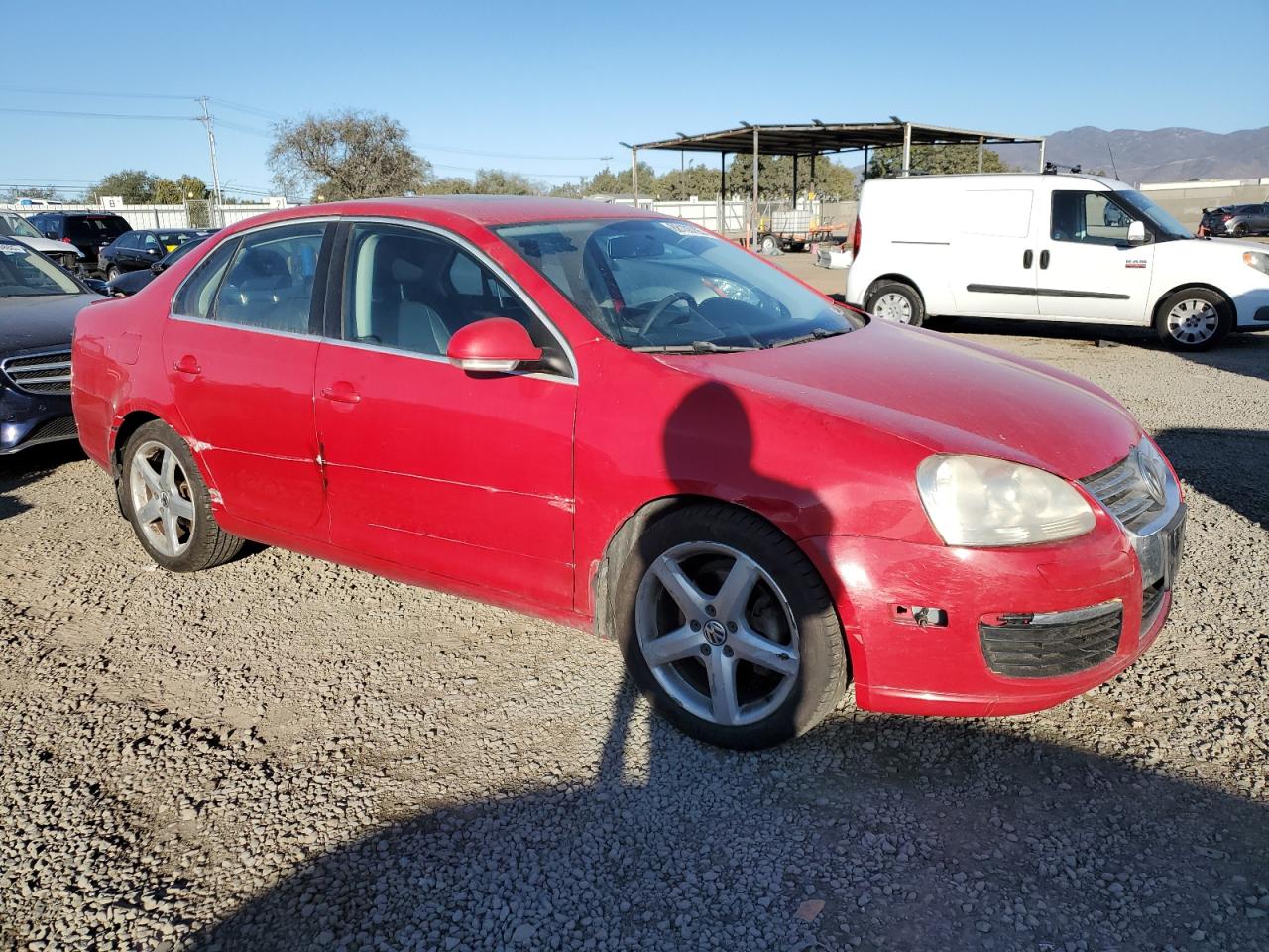 2009 Volkswagen Jetta VIN 3VWRL71K69M056958 Copart auction photo, all over damage thumbnail 4