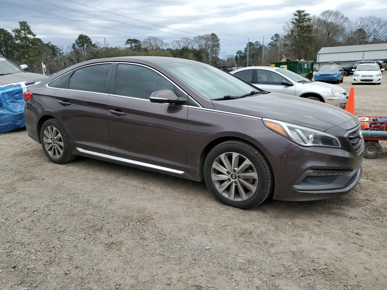 2016 Hyundai Sonata VIN 5NPE34AF5GH427761 Copart auction photo, side damage thumbnail 4