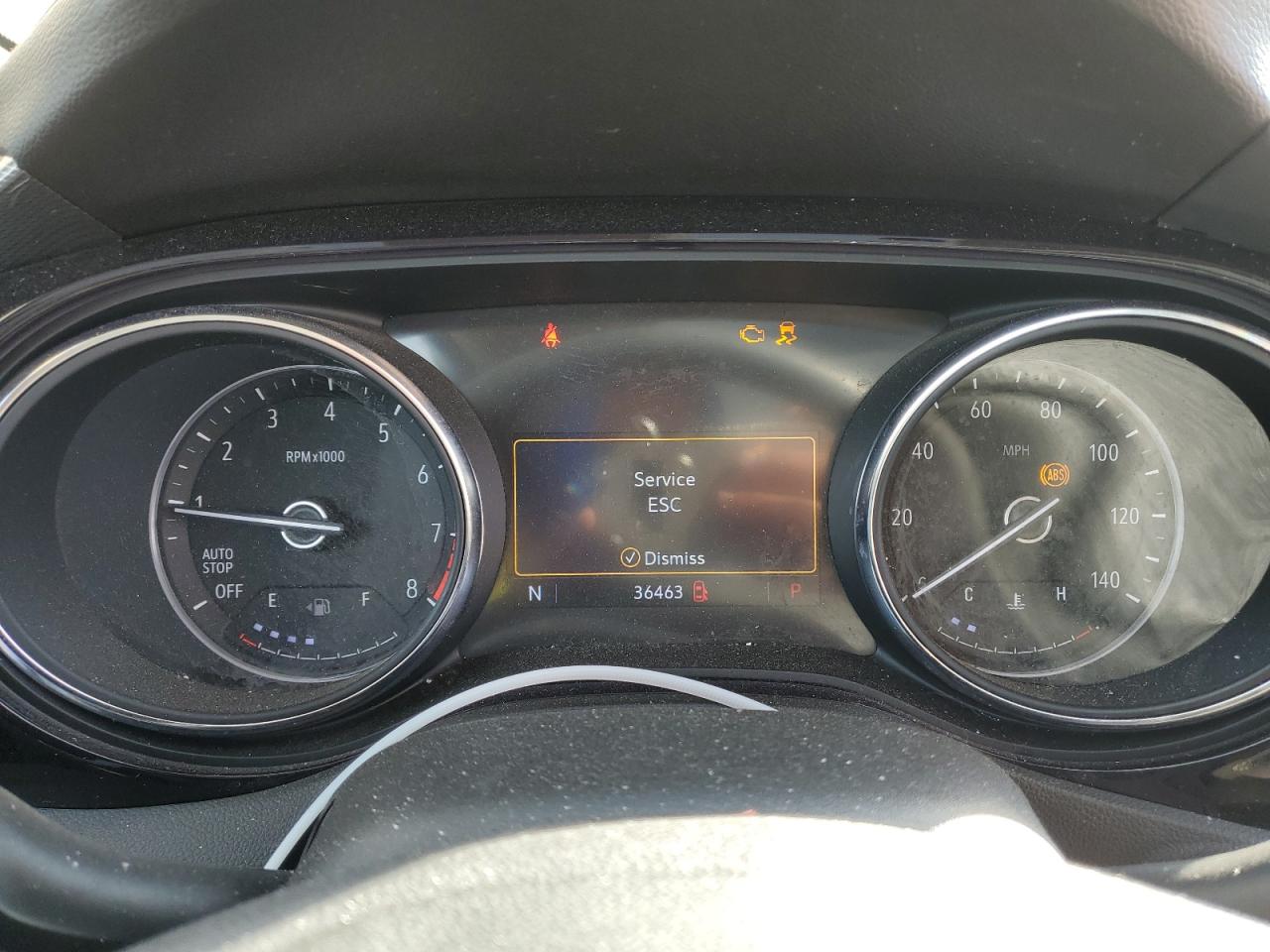2020 Buick Encore VIN KL4MMBS2XLB124070 Copart auction photo, front end damage thumbnail 9