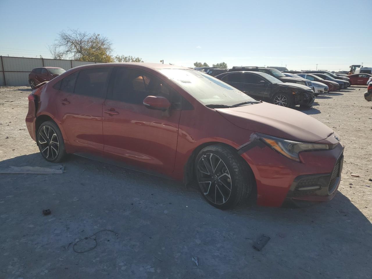 2021 Toyota Corolla VIN JTDS4MCE0MJ078998 Copart auction photo, all over damage thumbnail 4