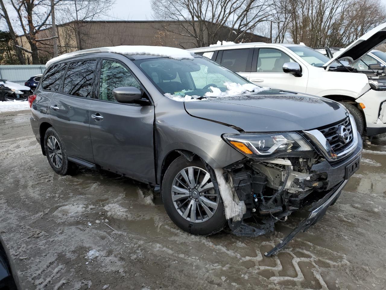 2020 Nissan Pathfinder VIN 5N1DR2BM5LC629626 Copart auction photo, front end damage thumbnail 4
