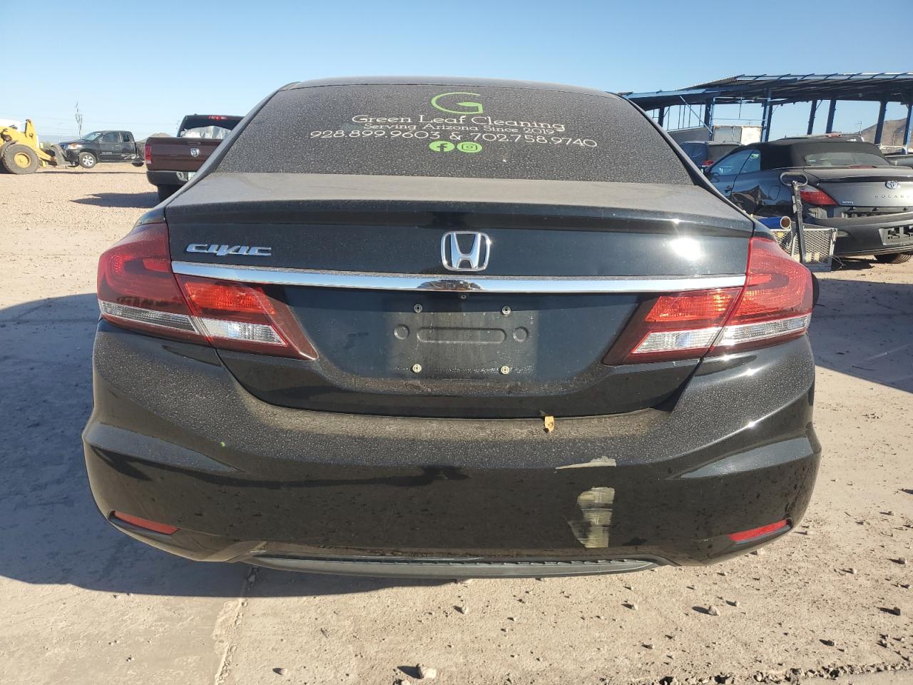2014 Honda Civic VIN 19XFB2F58EE007411 Copart auction photo, front end damage thumbnail 6
