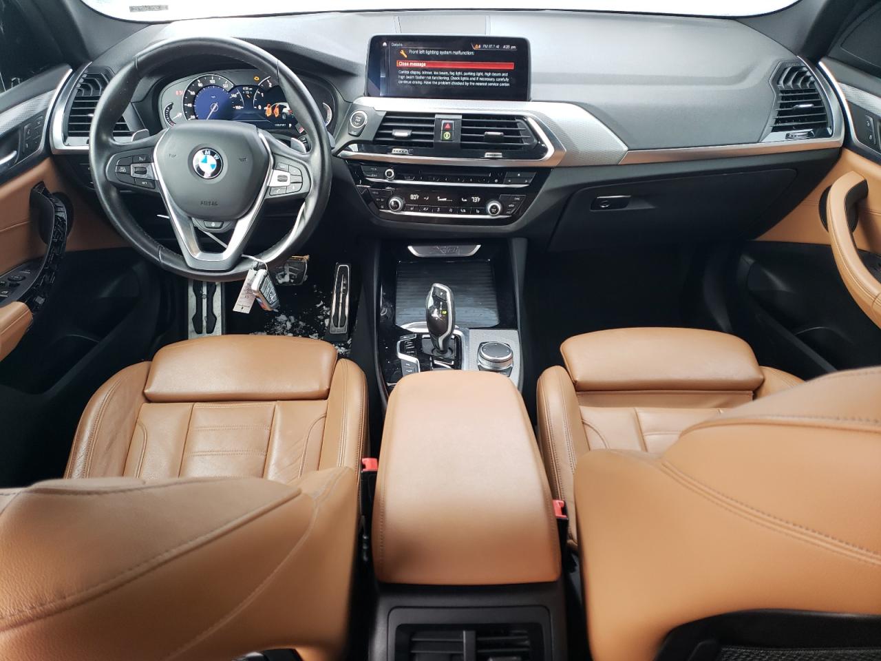 2019 BMW X3 VIN 5UXTR9C5XKLE17451 Copart auction photo, front end / rear end damage thumbnail 8