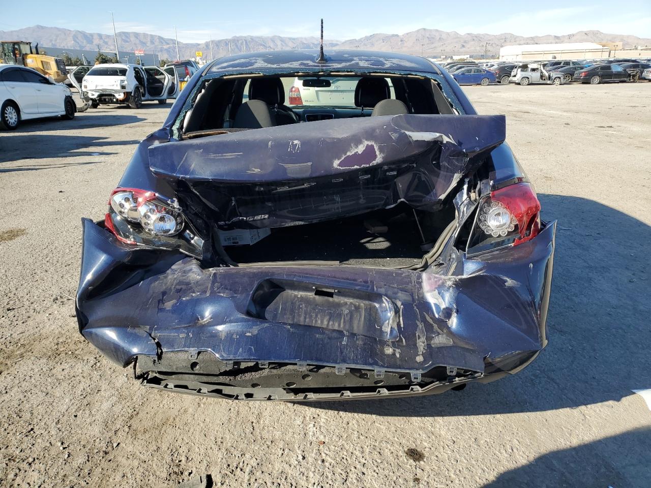 2014 Dodge Avenger VIN 1C3CDZABXEN129920 Copart auction photo, rear end damage thumbnail 6