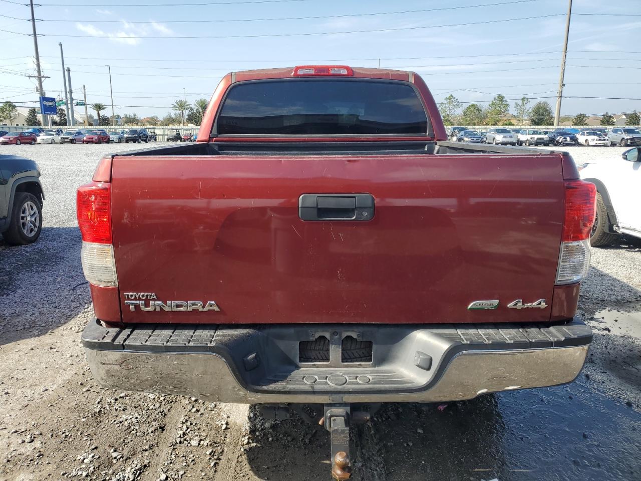 2010 Toyota Tundra VIN 5TFDW5F11AX110237 Copart auction photo, front end damage thumbnail 6