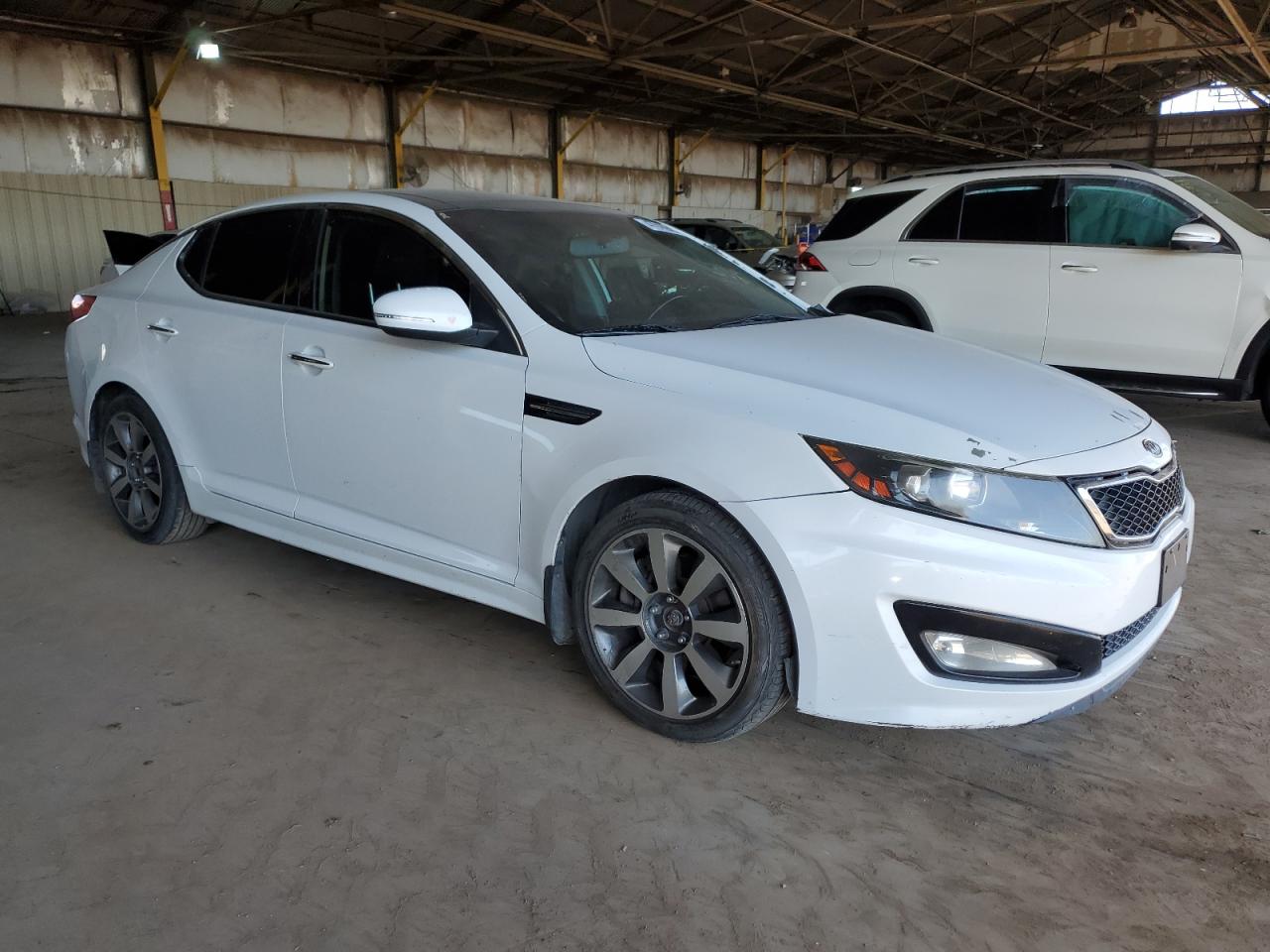 2012 KIA Optima VIN 5XXGR4A64CG012184 Copart auction photo, all over damage thumbnail 4