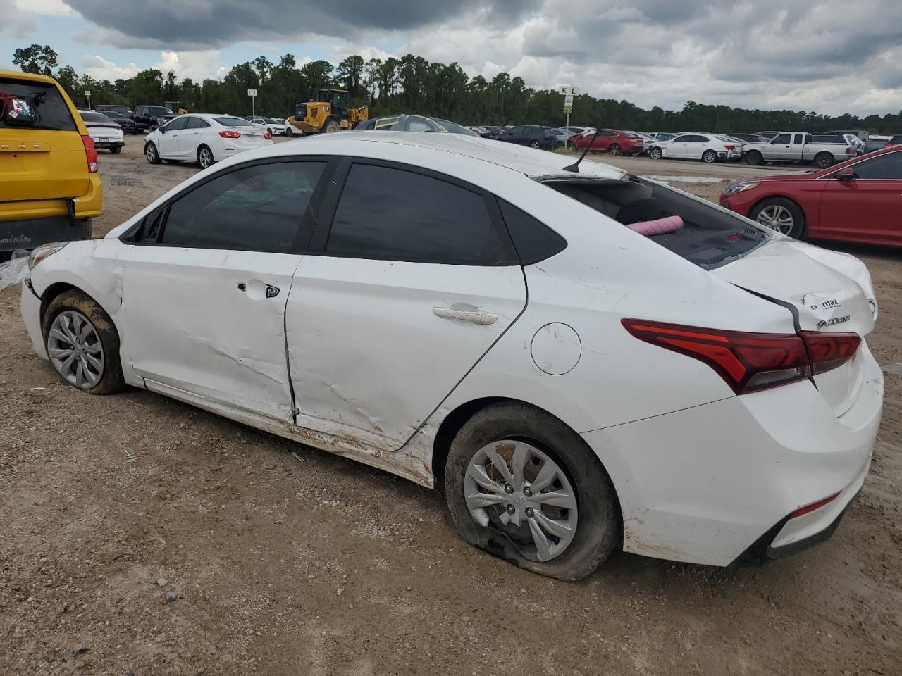 2019 Hyundai Accent VIN 3KPC24A36KE067915 Copart auction photo, all over damage thumbnail 2