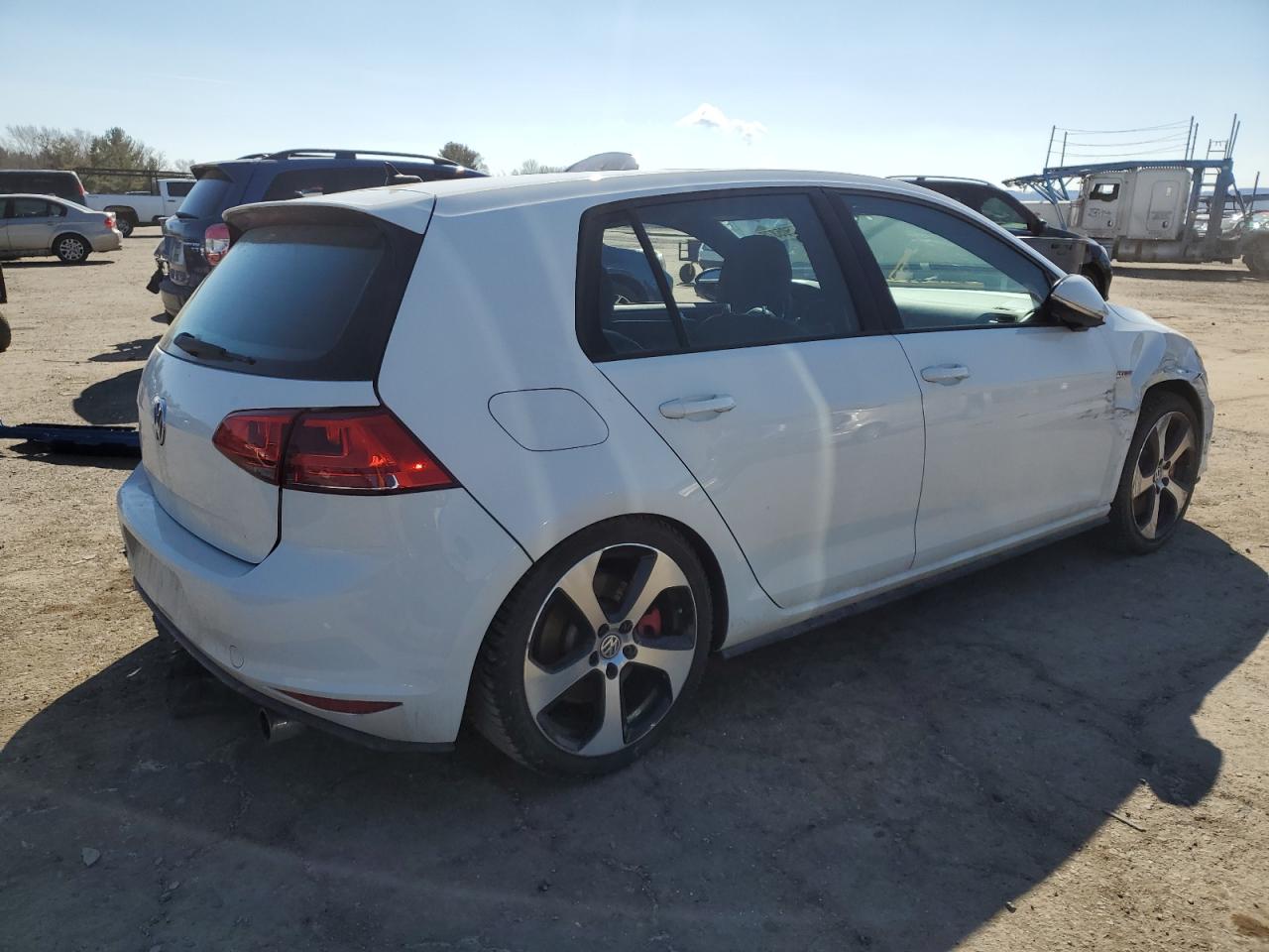 2016 Volkswagen GTI VIN 3VW547AU5GM050269 Copart auction photo, rear end / front end damage thumbnail 3