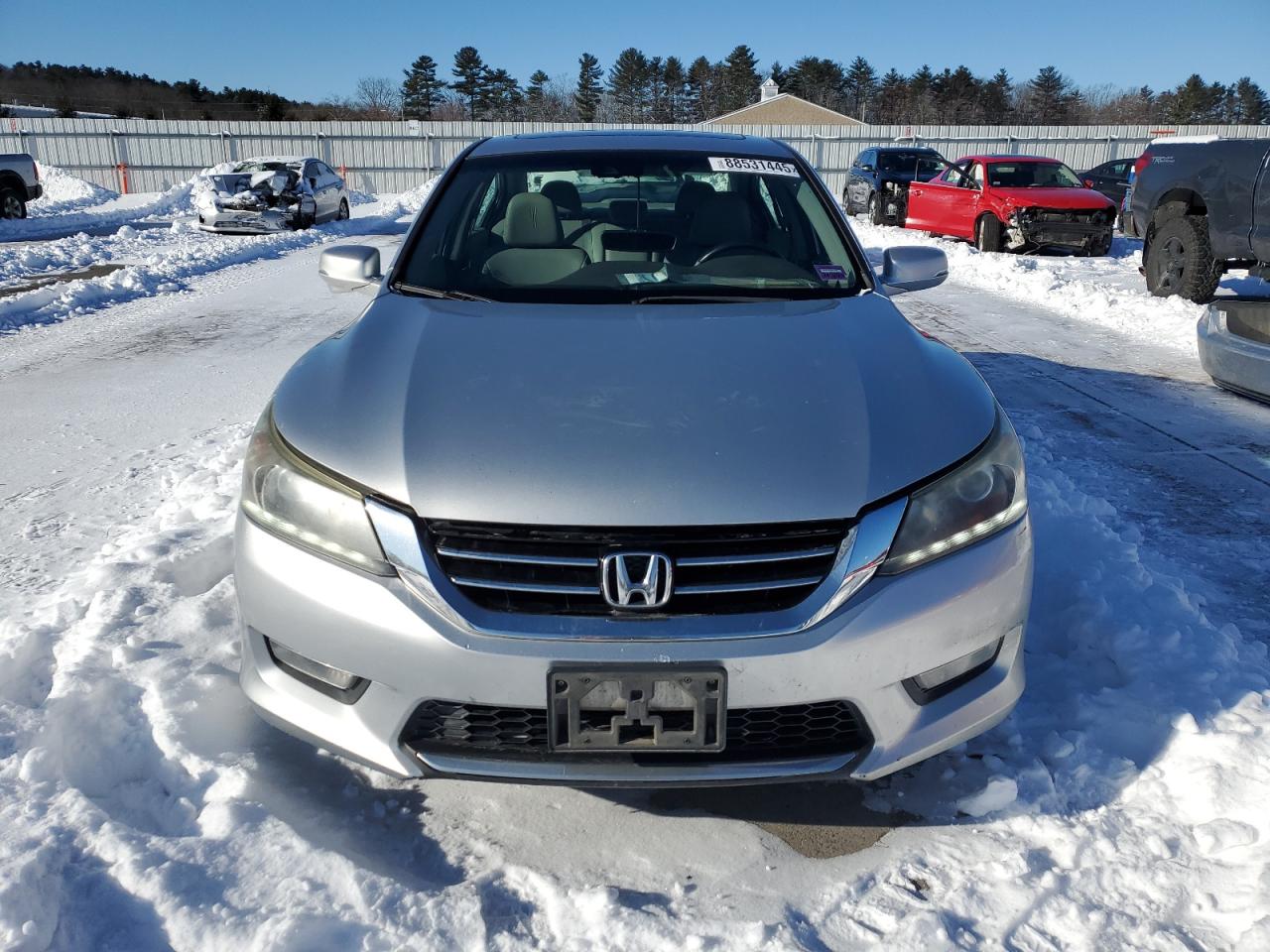 2014 Honda Accord VIN 1HGCR3F80EA015411 Copart auction photo, rear end / minor dent/scratches damage thumbnail 5