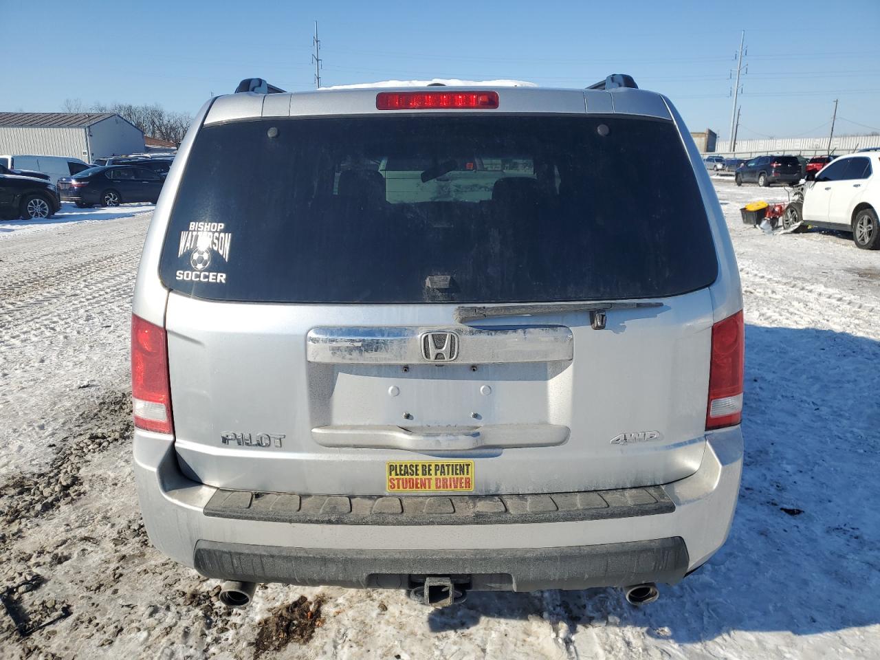 2011 Honda Pilot VIN 5FNYF4H59BB053423 Copart auction photo, front end / undercarriage damage thumbnail 6