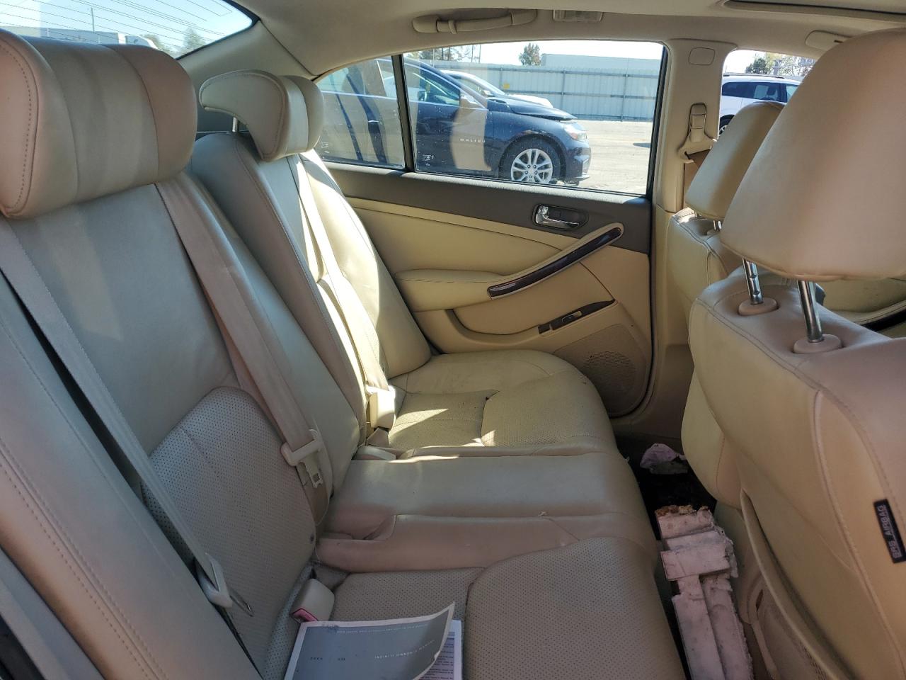2006 Infiniti G VIN JNKCV51E36M505178 Copart auction photo, front end / rear end damage thumbnail 10