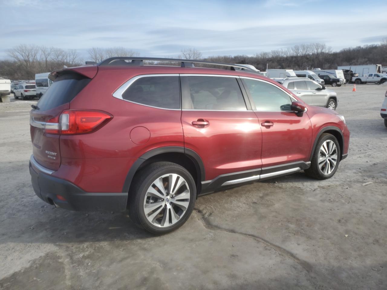 2019 Subaru Ascent VIN 4S4WMALD1K3454029 Copart auction photo, undercarriage / front end damage thumbnail 3