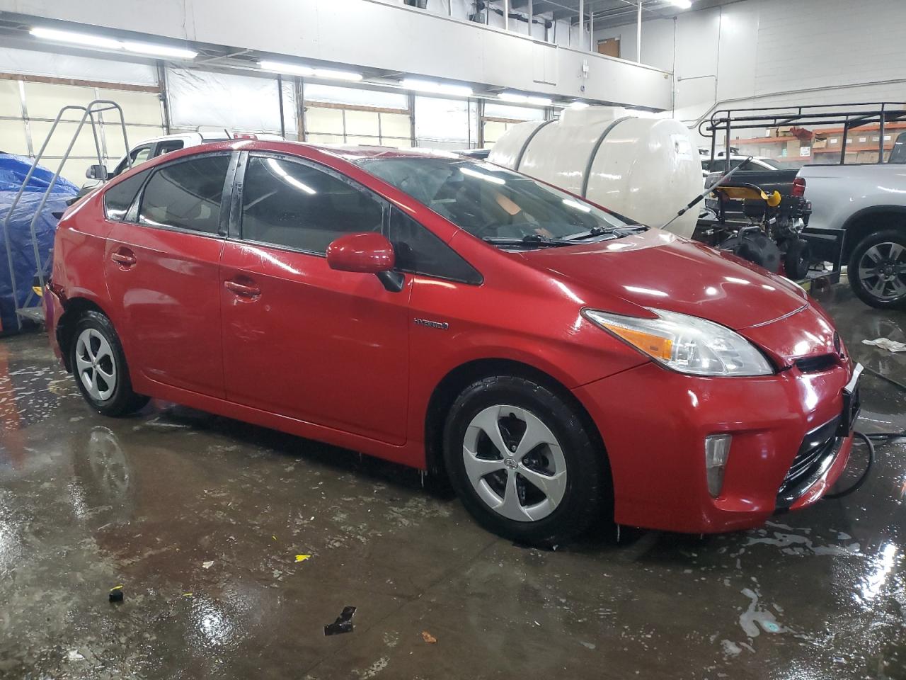 2013 Toyota Prius VIN JTDKN3DU2D0338319 Copart auction photo, rear end / front end damage thumbnail 4