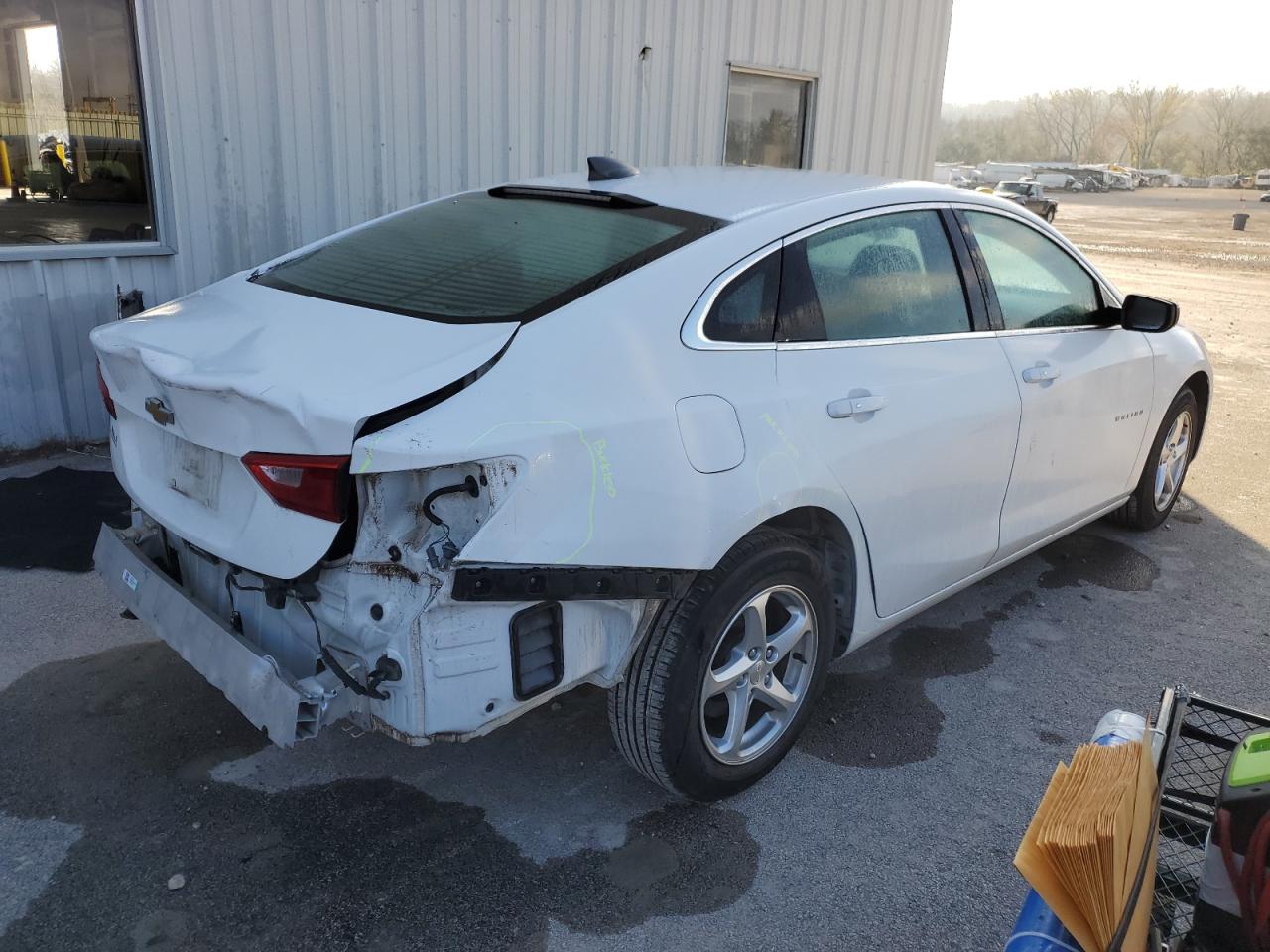 2018 Chevrolet Malibu VIN 1G1ZB5STXJF171531 Copart auction photo, rear end damage thumbnail 3