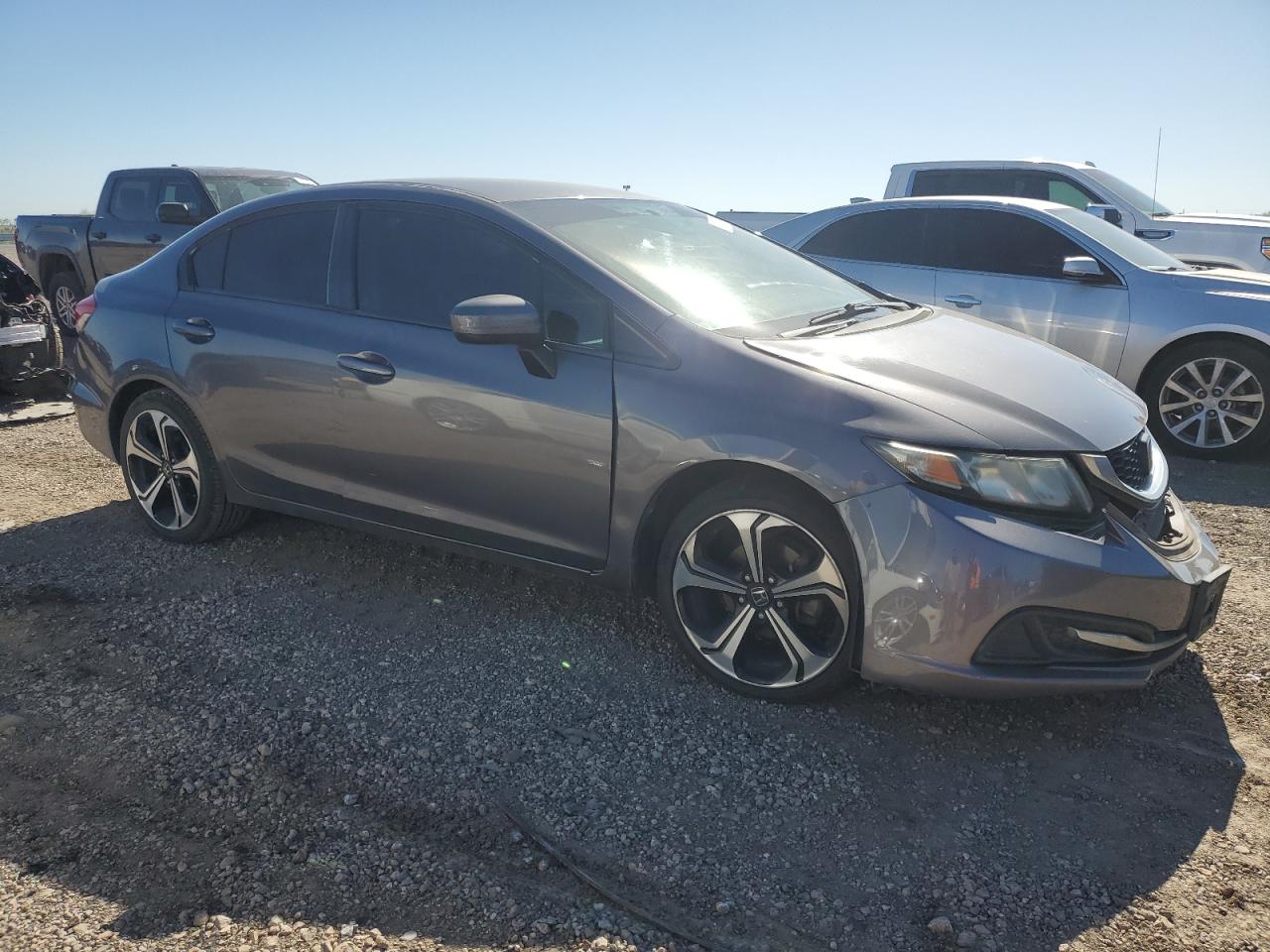 2015 Honda Civic VIN 19XFB2F5XFE046101 Copart auction photo, front end damage thumbnail 4