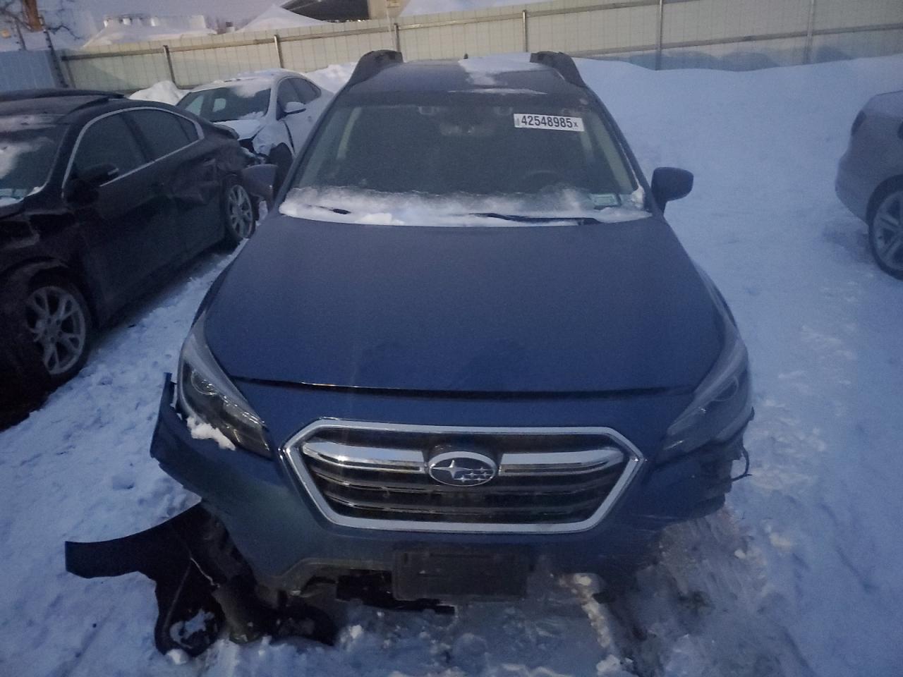 2019 Subaru Outback VIN 4S4BSAFC6K3384194 Copart auction photo, rear end / front end damage thumbnail 5