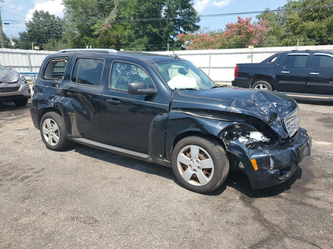 2009 Chevrolet HHR VIN 3GNCA13BX9S514108 Copart auction photo, front end / side damage thumbnail 4