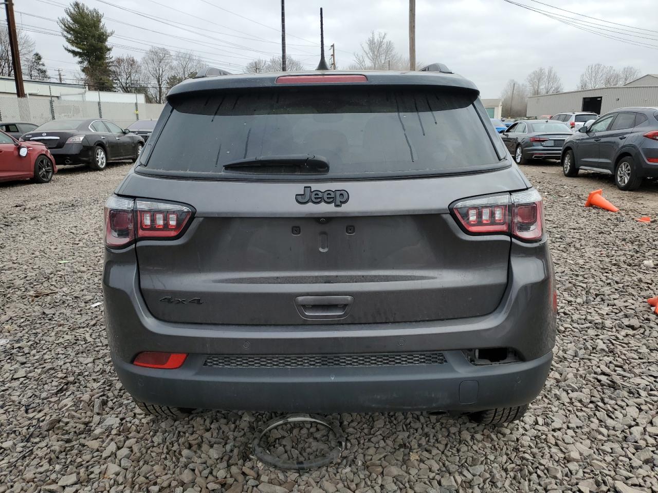 2021 Jeep Compass VIN 3C4NJDBBXMT566653 Copart auction photo, side / rear end damage thumbnail 6