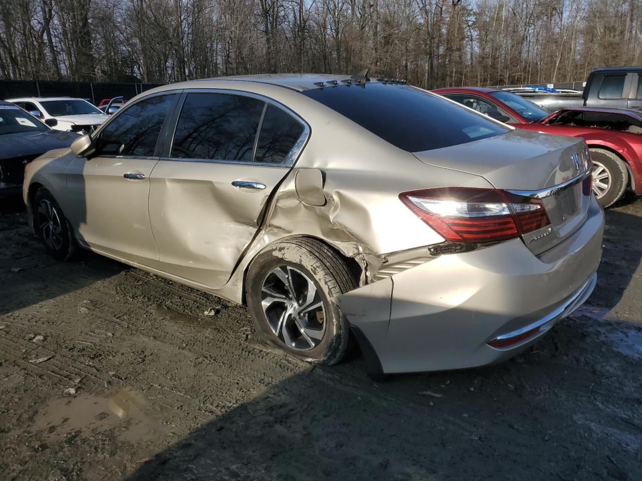 2017 Honda Accord VIN 1HGCR2F3XHA119181 Copart auction photo, side damage thumbnail 2