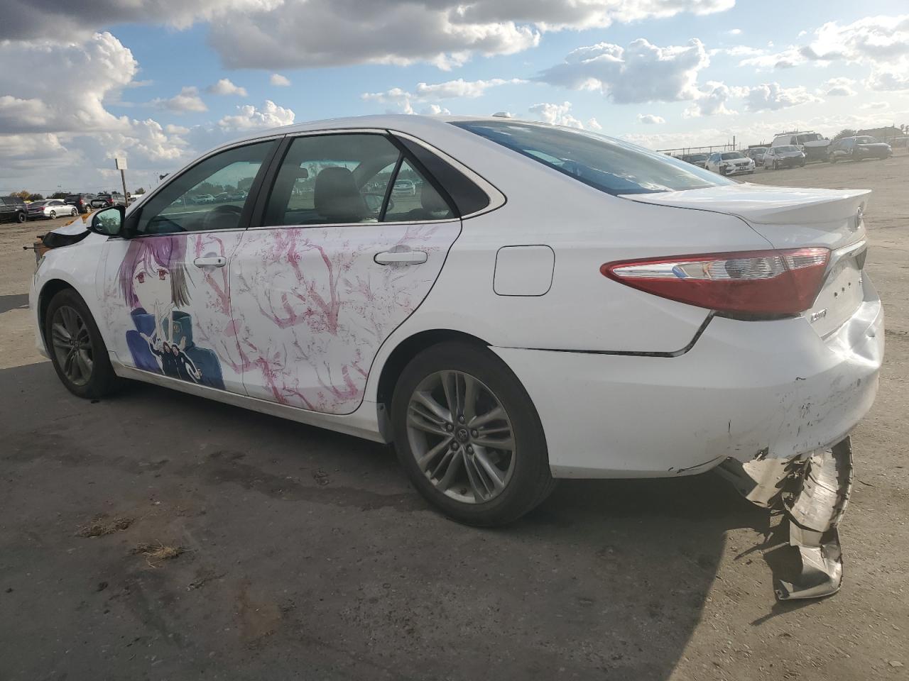 2016 Toyota Camry VIN 4T1BF1FKXGU222033 Copart auction photo, front end / rear end damage thumbnail 2