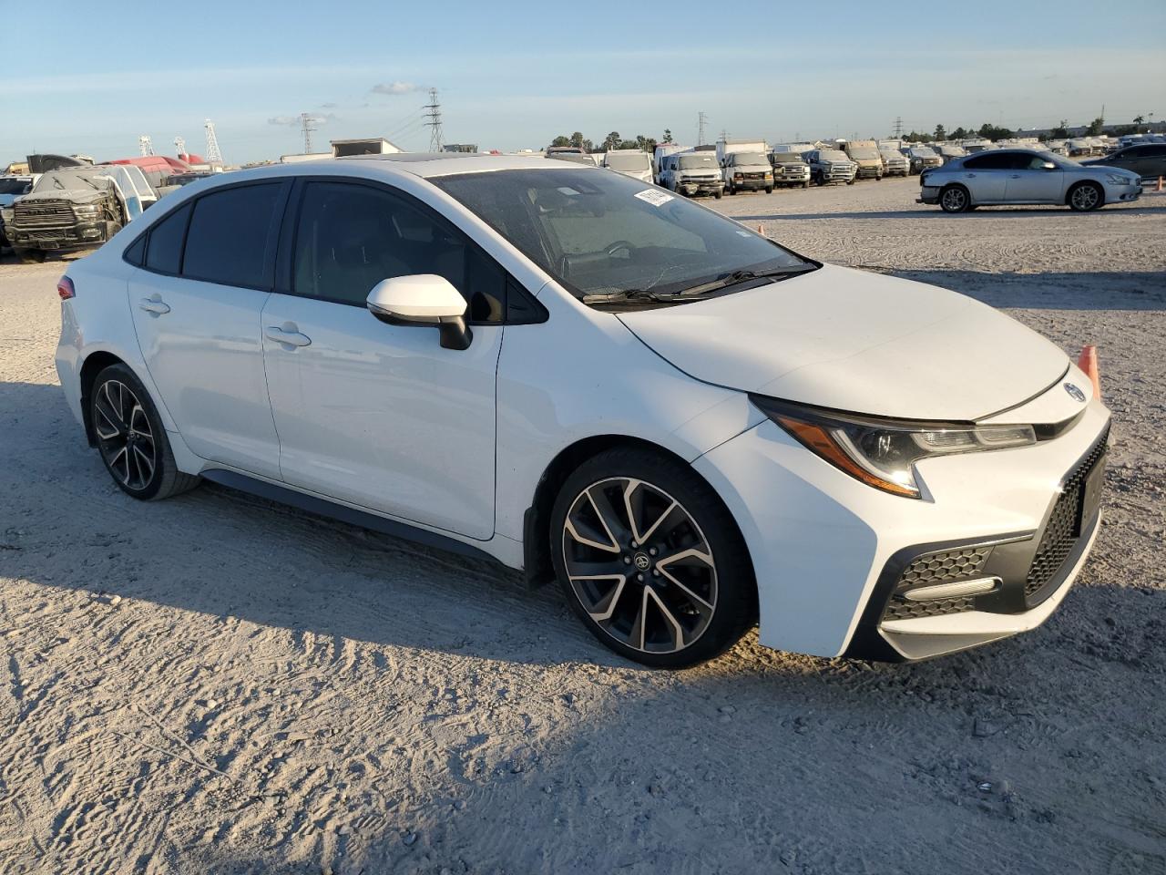 2020 Toyota Corolla VIN JTDP4RCE4LJ003741 Copart auction photo, water/flood damage thumbnail 4