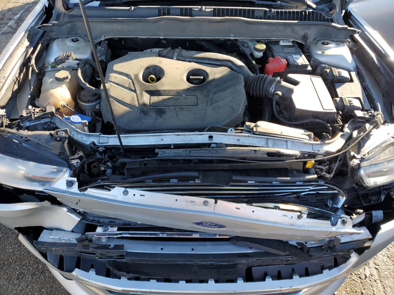 2015 Ford Fusion VIN 3FA6P0K98FR229932 Copart auction photo, front end / rear end damage thumbnail 11