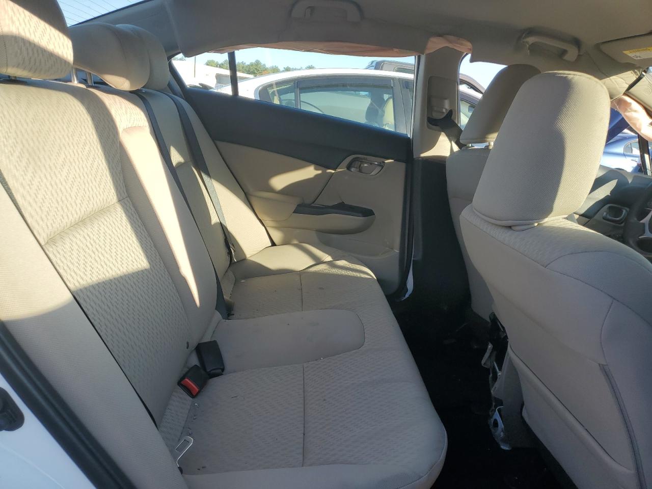 2015 Honda Civic VIN 19XFB2F56FE260714 Copart auction photo, side damage thumbnail 10