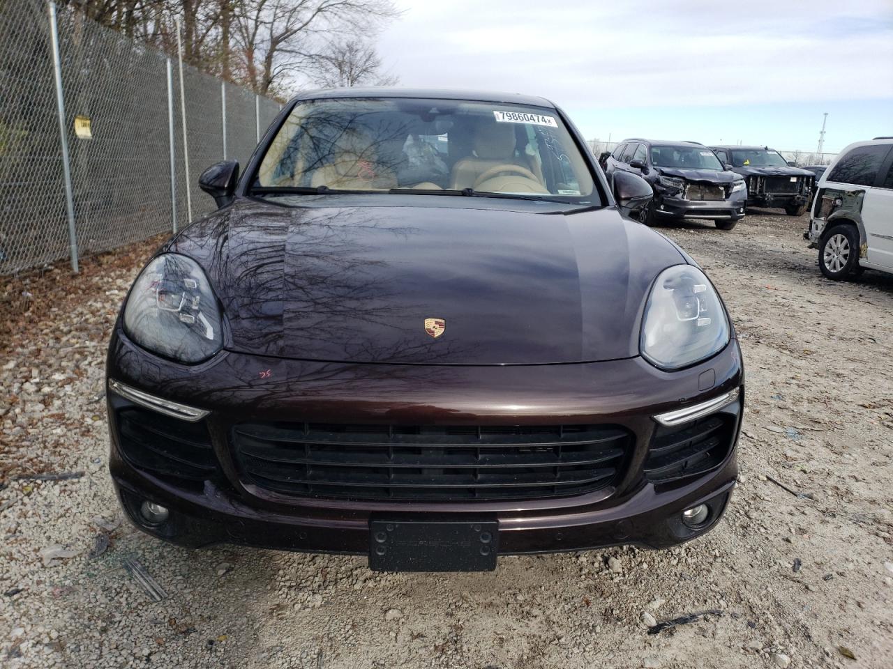 2017 Porsche Cayenne VIN WP1AA2A20HKA82453 Copart auction photo, mechanical / rear end damage thumbnail 5