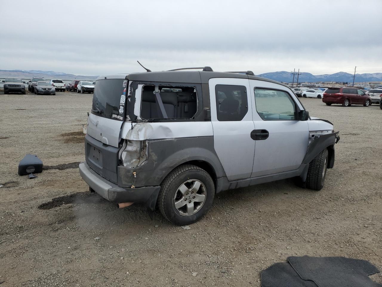 2004 Honda Element VIN 5J6YH28614L033992 Copart auction photo, front end / minor dent/scratches damage thumbnail 3