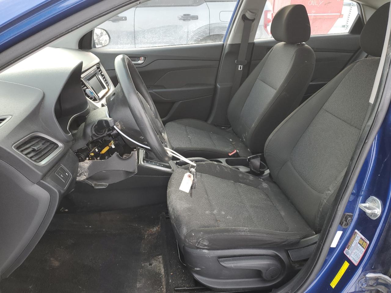 2019 Hyundai Accent VIN 3KPC24A31KE050357 Copart auction photo, vandalism damage thumbnail 7