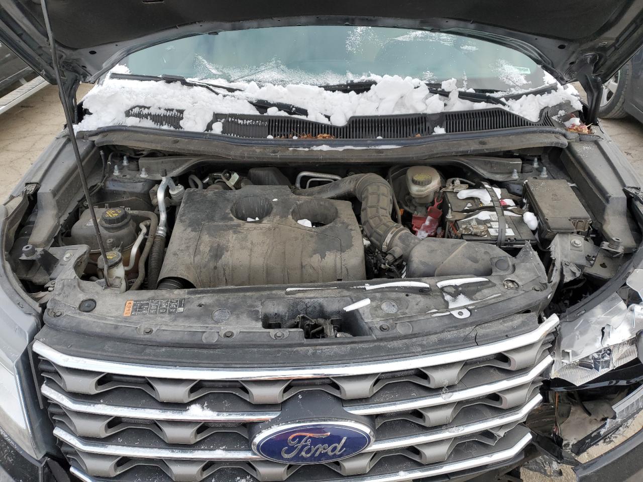 2017 Ford Explorer VIN 1FM5K8BH2HGC30932 Copart auction photo, front end damage thumbnail 12