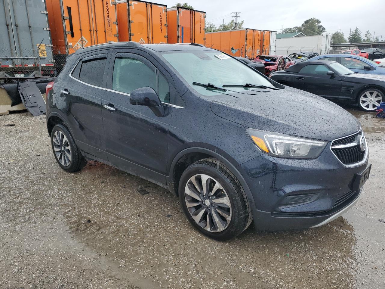 2021 Buick Encore VIN KL4CJESM9MB376966 Copart auction photo, side damage thumbnail 4