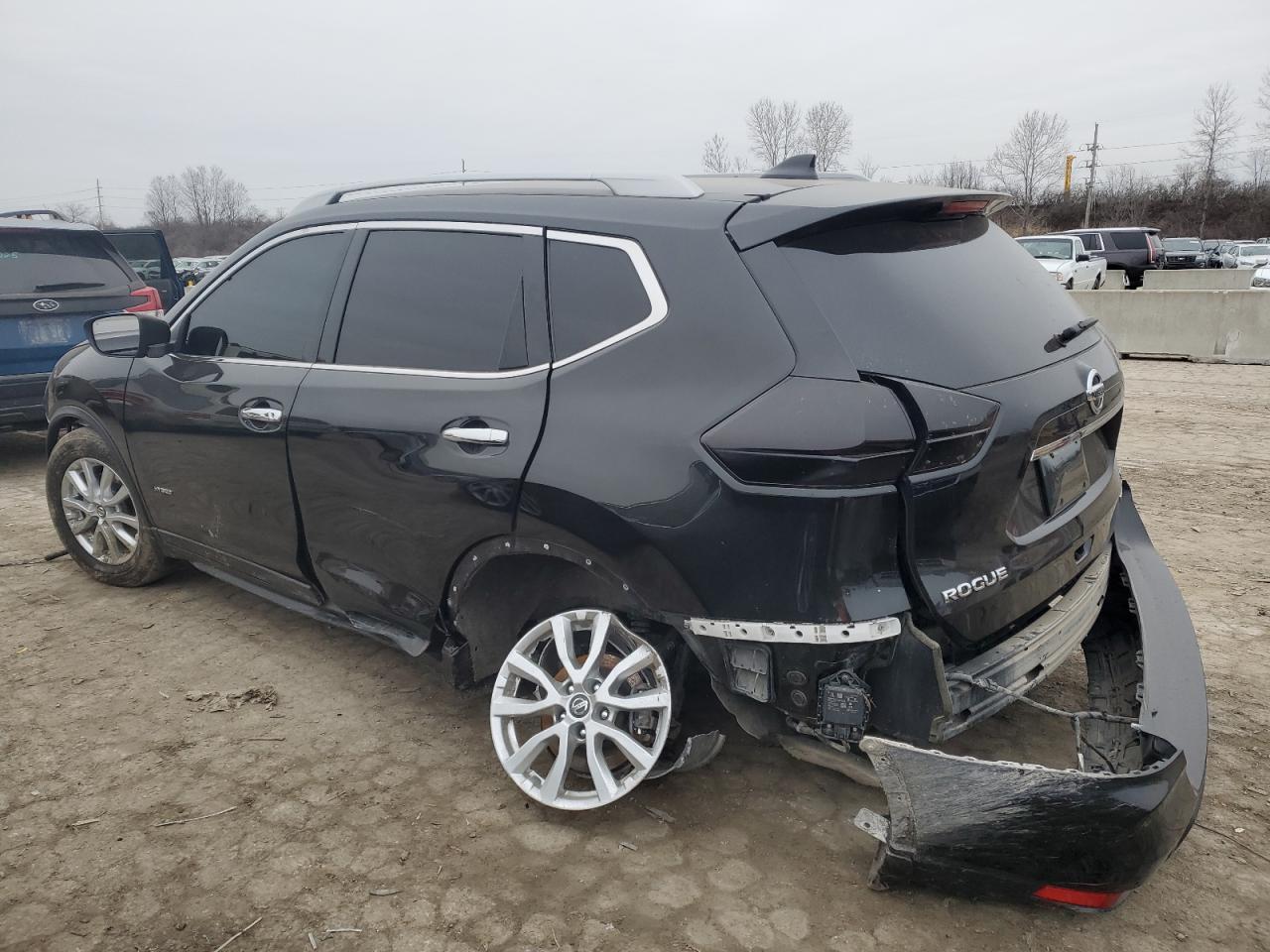 2019 Nissan Rogue VIN 5N1ET2MT5KC716709 Copart auction photo, rear end / front end damage thumbnail 2