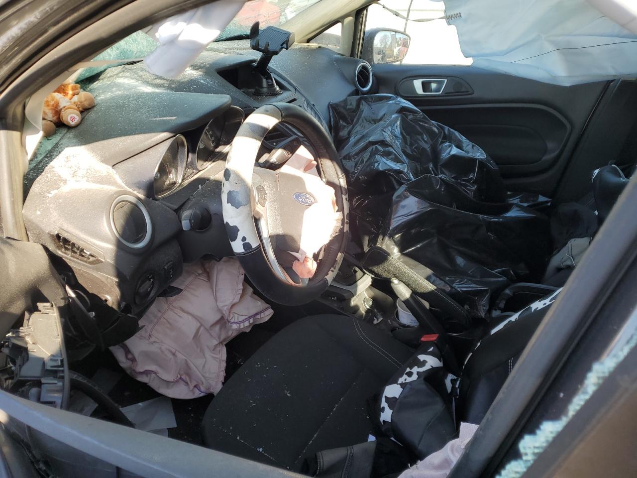2014 Ford Fiesta VIN 3FADP4BJ9EM234223 Copart auction photo, front end / side damage thumbnail 8