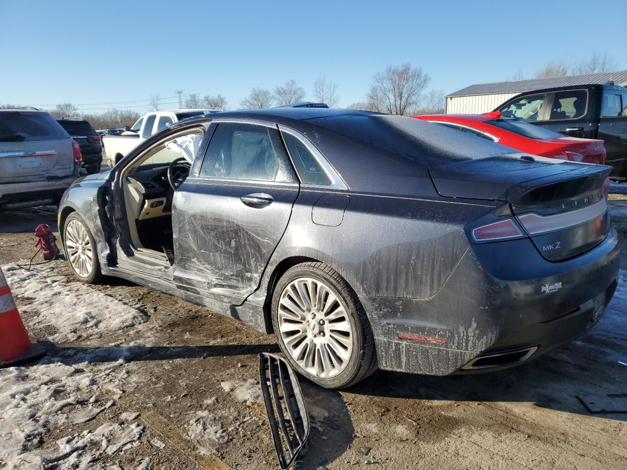 2013 Lincoln MKZ VIN 3LN6L2G97DR809420 Copart auction photo, all over damage thumbnail 2