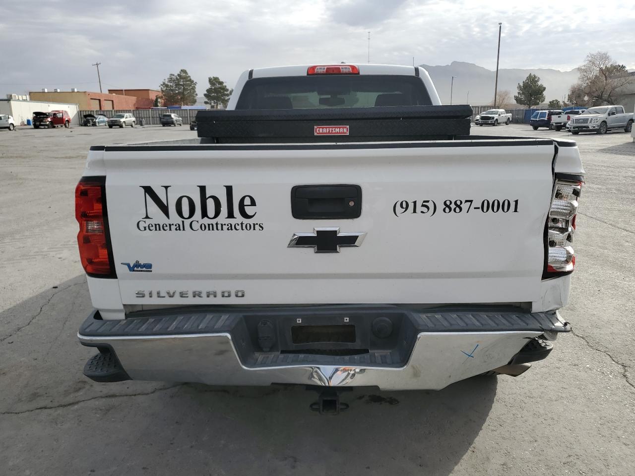 2016 Chevrolet Silverado VIN 1GCNCNEHXGZ112142 Copart auction photo, front end / rear end damage thumbnail 6