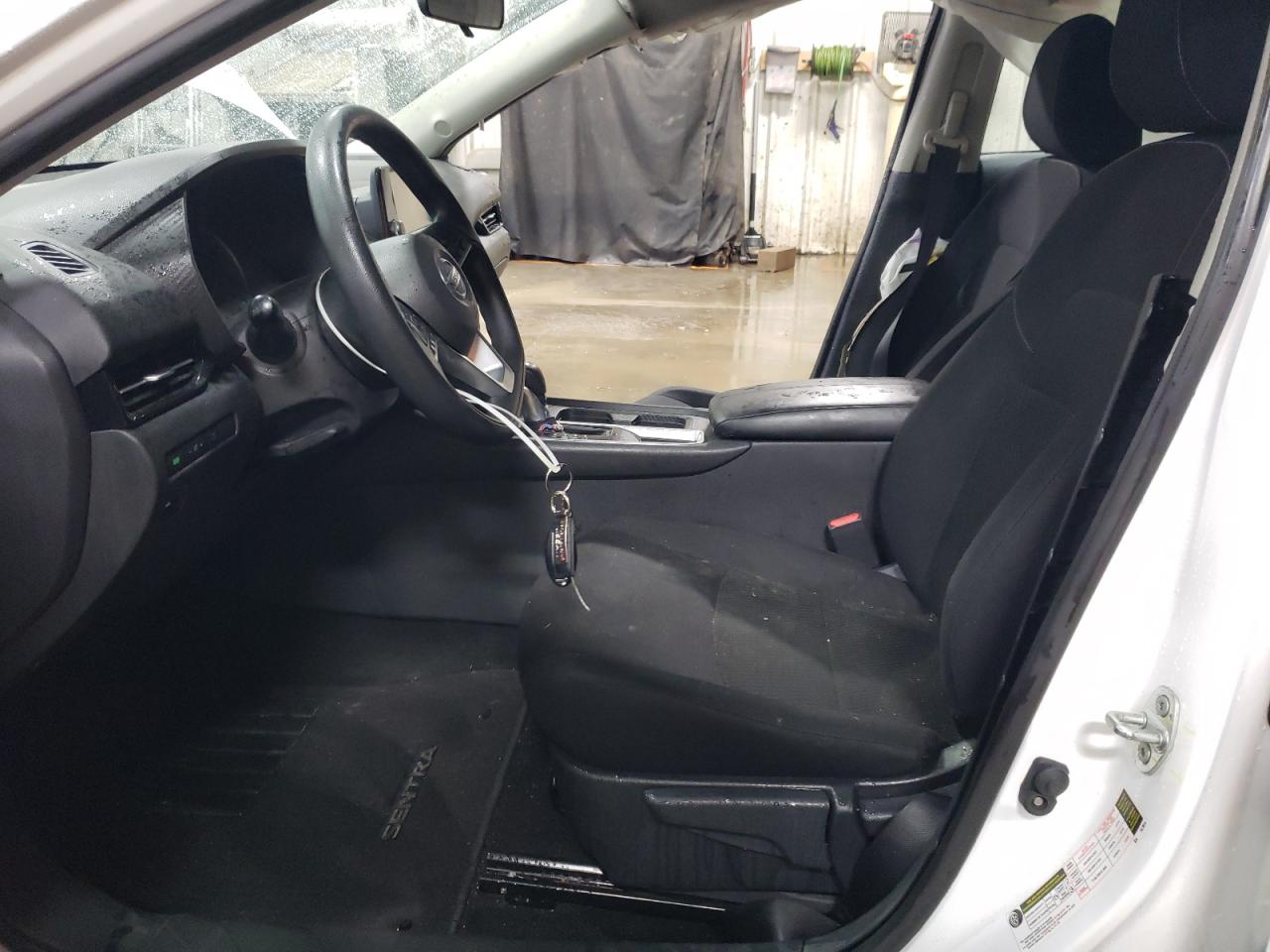 2020 Nissan Sentra VIN 3N1AB8BV5LY221855 Copart auction photo, side damage thumbnail 7