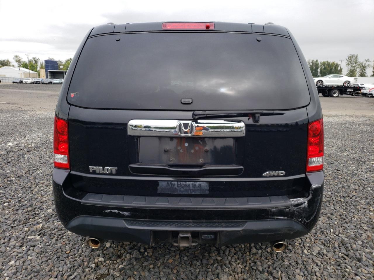 2013 Honda Pilot VIN 5FNYF4H46DB069511 Copart auction photo, rear end / front end damage thumbnail 6