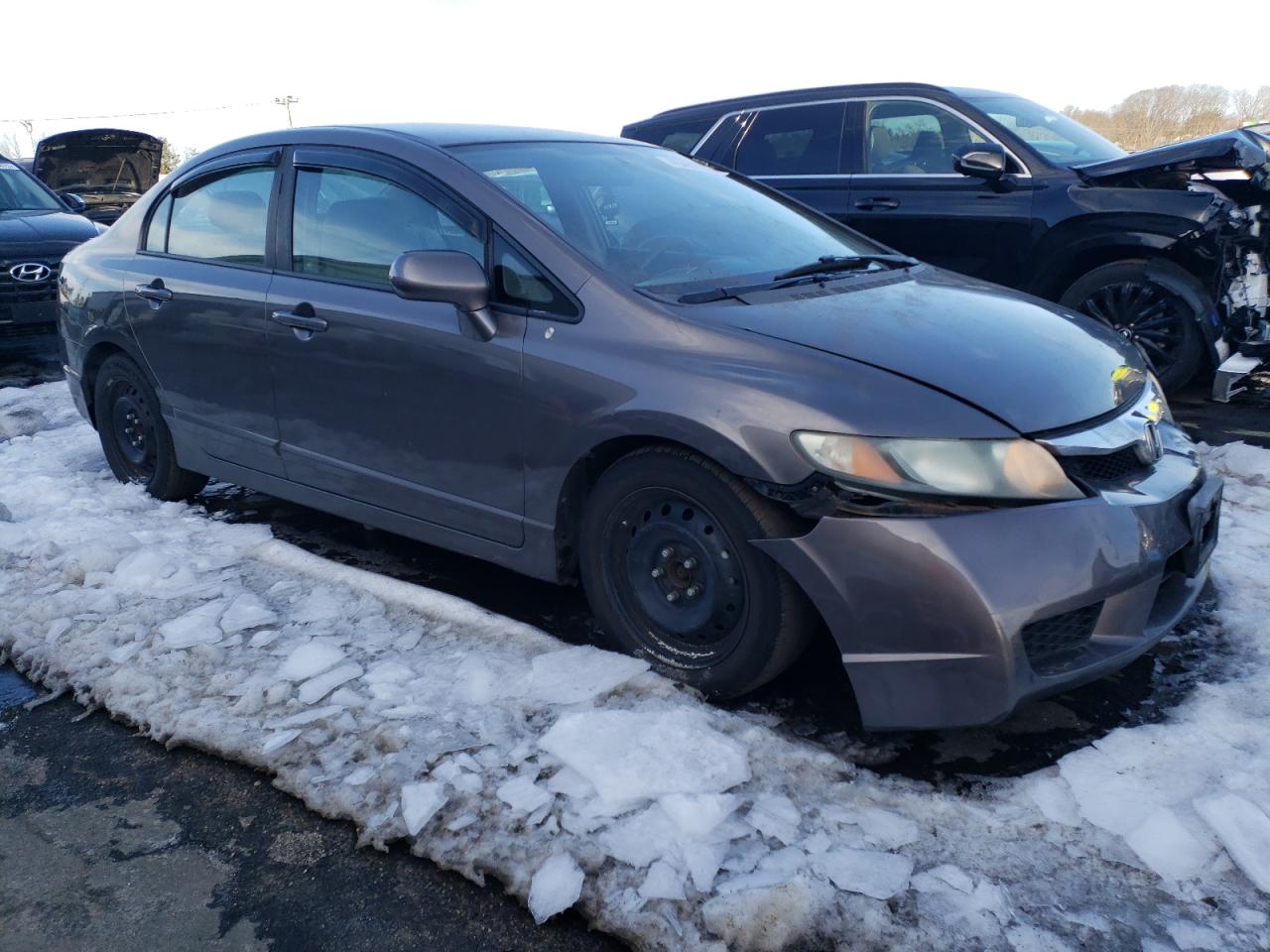 2011 Honda Civic VIN 19XFA1F59BE029779 Copart auction photo, front end / minor dent/scratches damage thumbnail 4