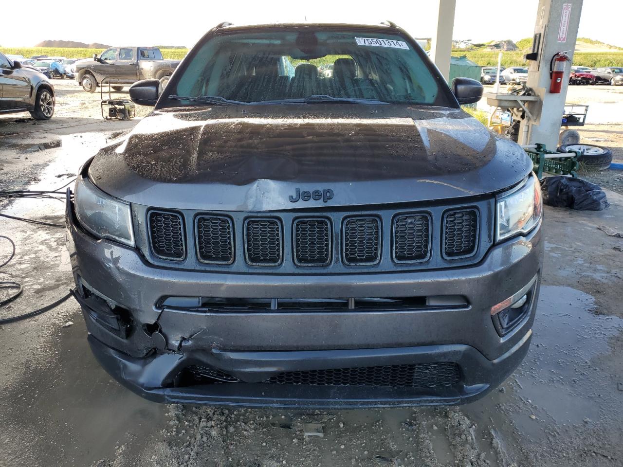 2020 Jeep Compass VIN 3C4NJCBB4LT162451 Copart auction photo, rear end / mechanical damage thumbnail 5