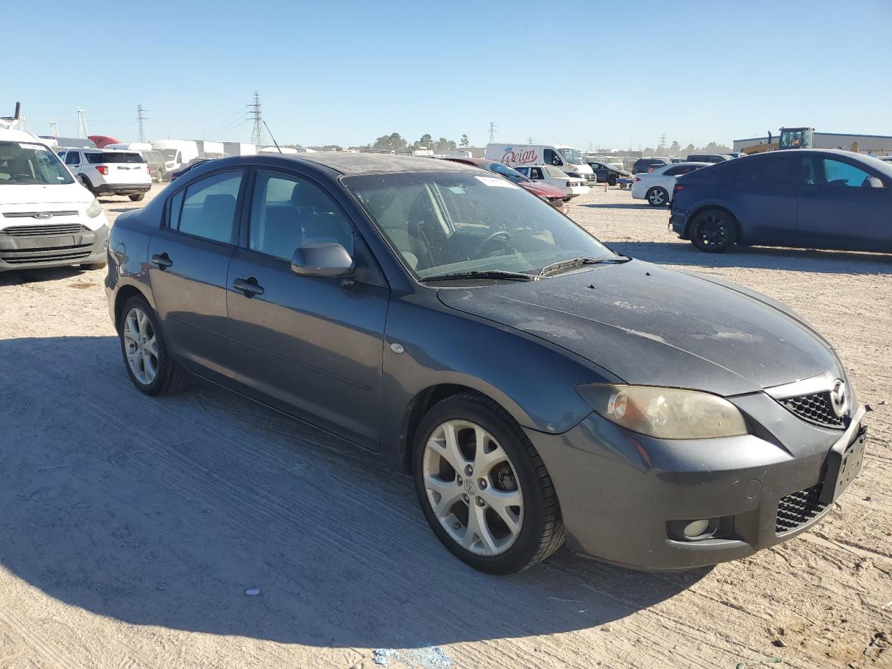 2008 Mazda 3 VIN JM1BK32FX81167039 Copart auction photo, mechanical damage thumbnail 4