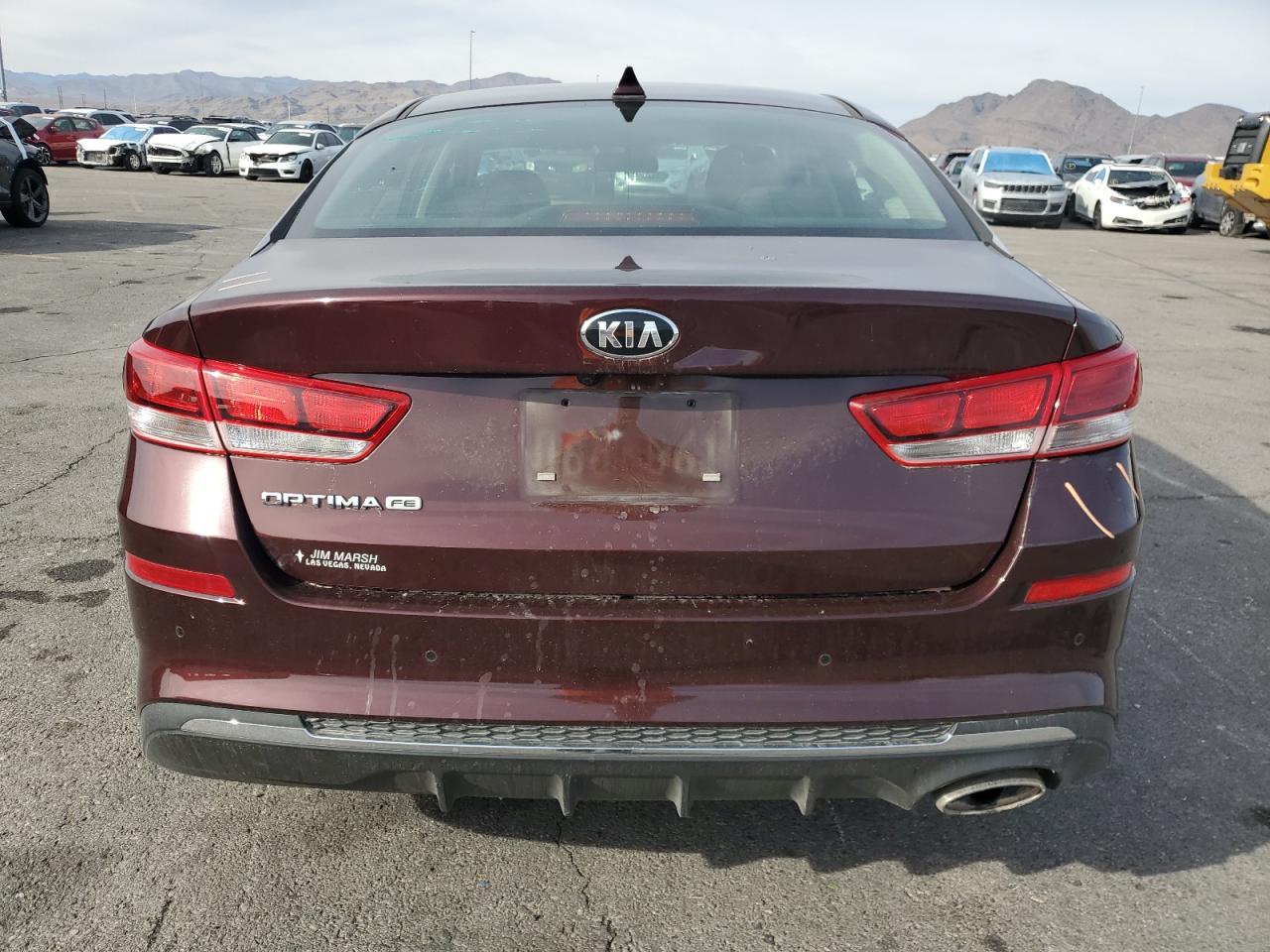 2019 KIA Optima VIN 5XXGT4L31KG282038 Copart auction photo, front end / undercarriage damage thumbnail 6
