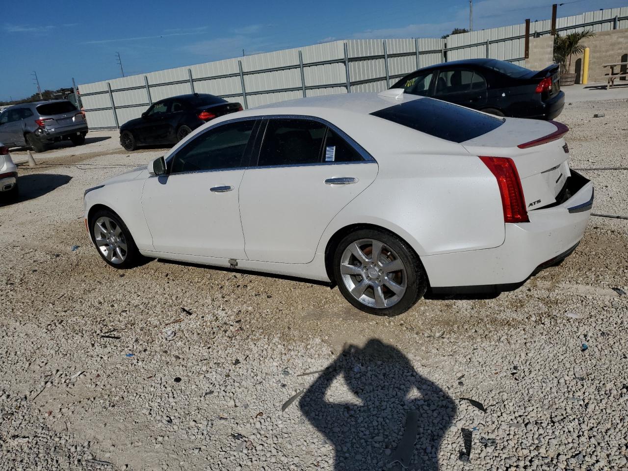 2015 Cadillac ATS VIN 1G6AB5RX1F0125077 Copart auction photo, rear end / side damage thumbnail 2