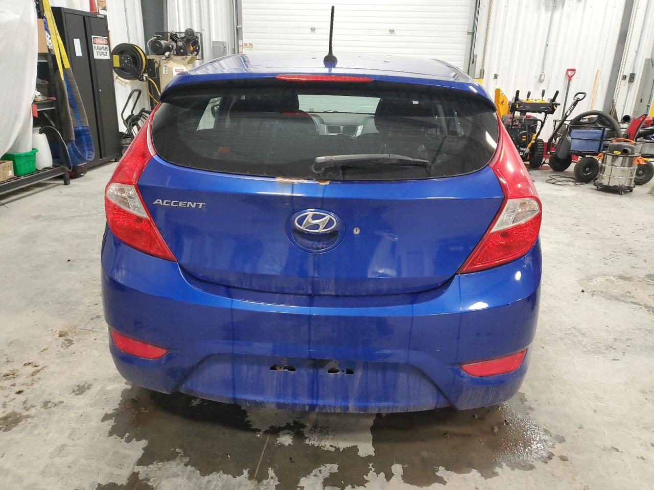 2013 Hyundai Accent VIN KMHCT5AE3DU130621 Copart auction photo, rear end / front end damage thumbnail 6
