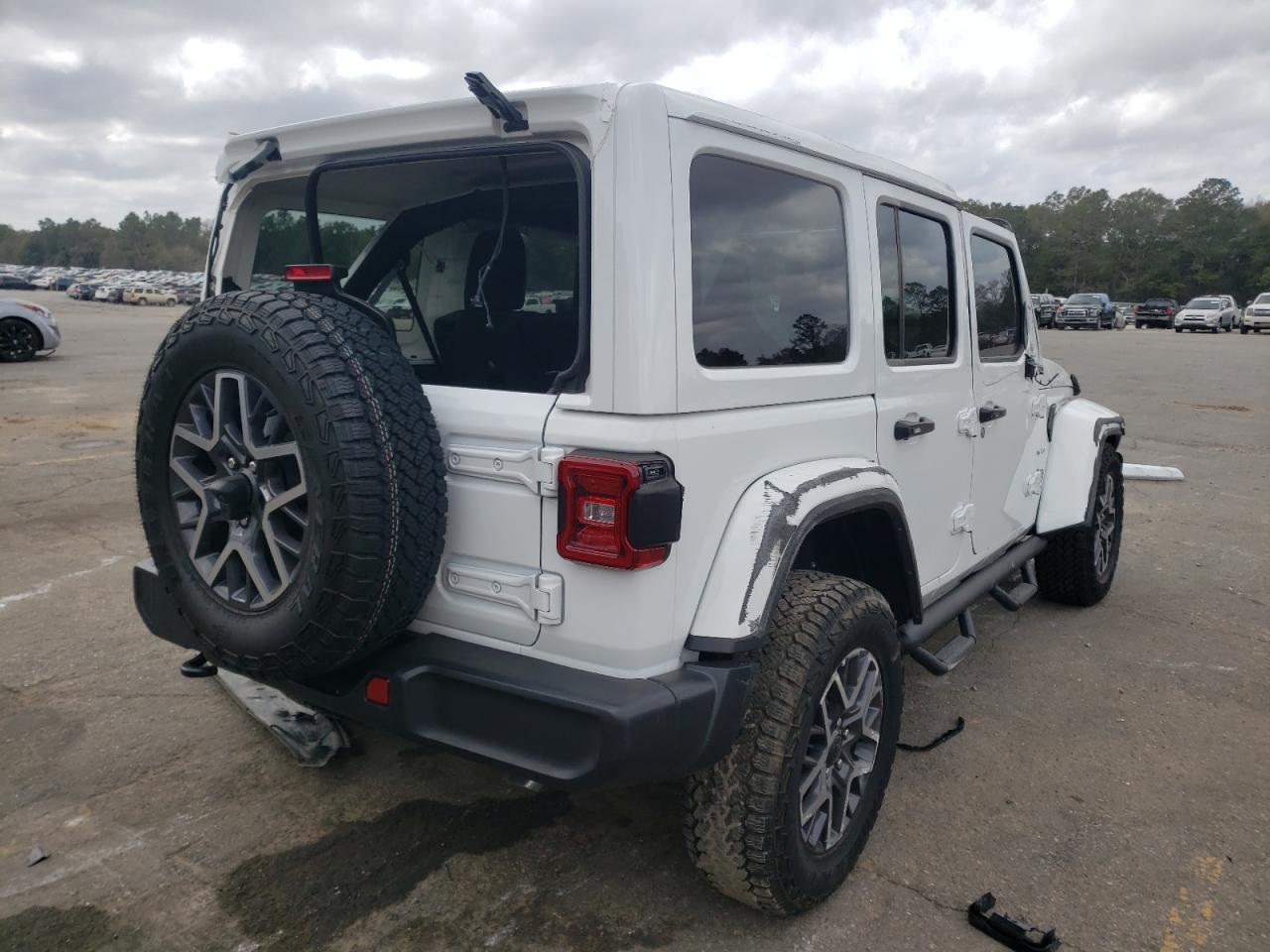 2024 Jeep Wrangler VIN 1C4PJXEG8RW264667 Copart auction photo, rollover damage thumbnail 3